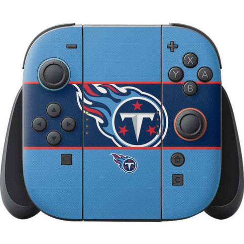 NFL Tennessee Titans Zone Block Nintendo Switch 2 (2025) Joy-Con Controller Skin
