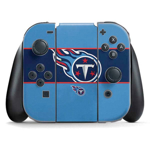 NFL Tennessee Titans Zone Block Nintendo Skins