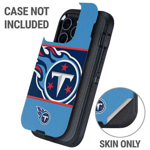 NFL Tennessee Titans Zone Block Otterbox Defender iPhone Skin