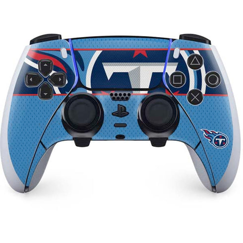 NFL Tennessee Titans Zone Block PS5 DualSense Edge Pro Controller Skin