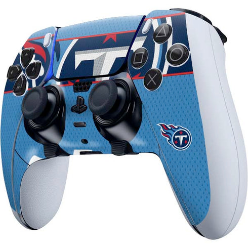NFL Tennessee Titans Zone Block PS5 DualSense Edge Pro Controller Skin