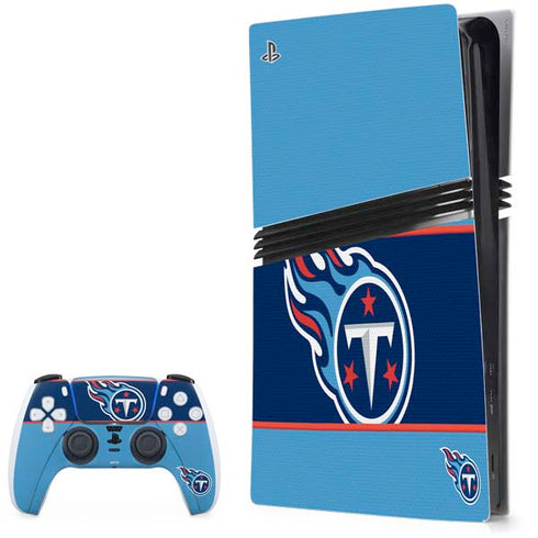 NFL Tennessee Titans Zone Block PS5 Pro Bundle Skin