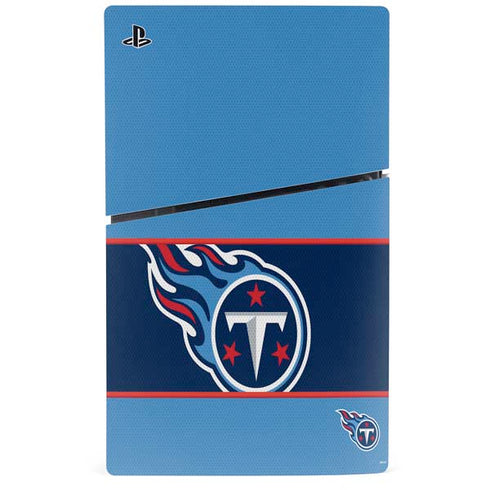 NFL Tennessee Titans Zone Block PS5 Slim Digital Edition Console Skin