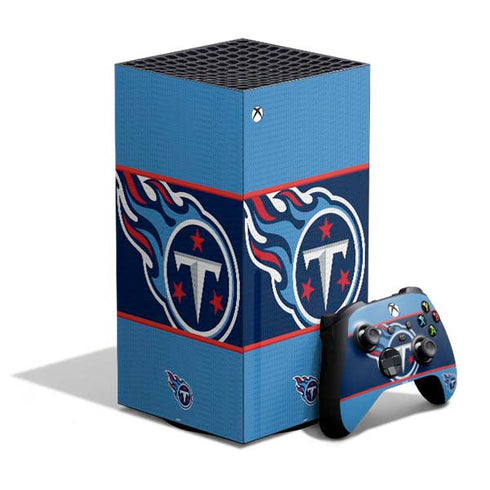 NFL Tennessee Titans Zone Block XBox Series X Digital Edition Bundle Skin