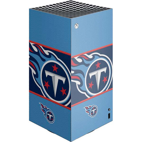 NFL Tennessee Titans Zone Block XBox Series X Digital Edition Console Skin