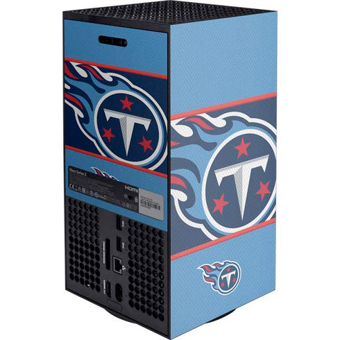 NFL Tennessee Titans Zone Block XBox Series X Digital Edition Console Skin