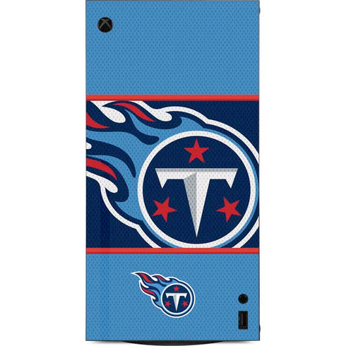 NFL Tennessee Titans Zone Block XBox Series X Digital Edition Console Skin