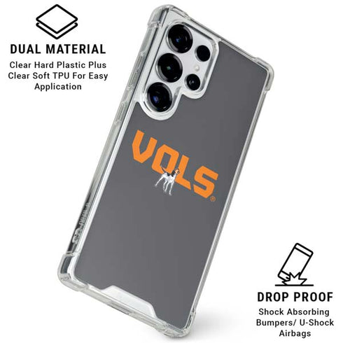 University of Tennessee-Knoxville Vols Galaxy S26 Ultra Clear Case