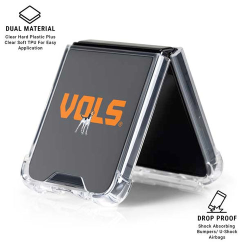 University of Tennessee-Knoxville Vols Galaxy Z Flip6 Clear Case