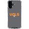 University of Tennessee-Knoxville Vols iPhone 16 Clear Case