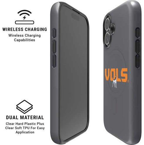 University of Tennessee-Knoxville Vols iPhone 16 Magsafe Impact Case
