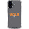 University of Tennessee-Knoxville Vols iPhone 16 Plus Clear Case