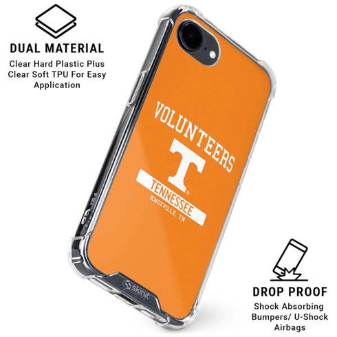 University of Tennessee-Knoxville Volunteers iPhone 16e Clear Case