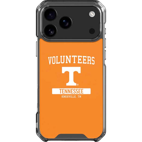 University of Tennessee-Knoxville Volunteers iPhone 18 Pro Max Clear Case