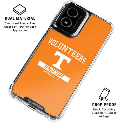 University of Tennessee-Knoxville Volunteers Moto G Power 5G (2024) Clear Case