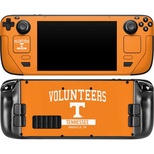 University of Tennessee-Knoxville Volunteers Steam Deck Handheld Gaming Computer Skin