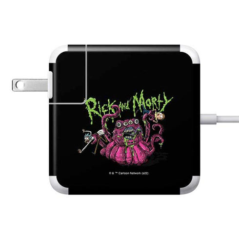 Adult Swim Rick and Morty Tentacle Attack 85W Power Adapter (15 and 17 inch MacBook Pro Charger) Skin
