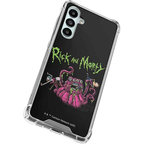 Adult Swim Rick and Morty Tentacle Attack Galaxy A16 5G Clear Case