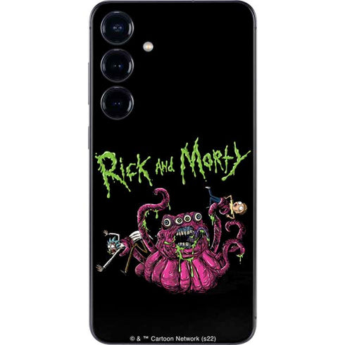 Adult Swim Rick and Morty Tentacle Attack Galaxy A16 5G Skin