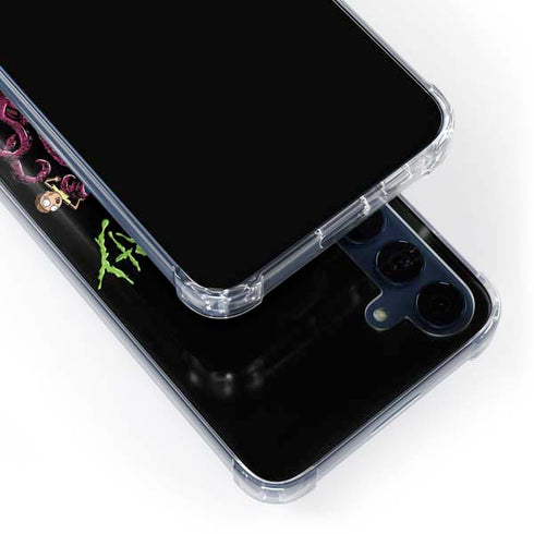 Adult Swim Rick and Morty Tentacle Attack Galaxy A55 5G Clear Case