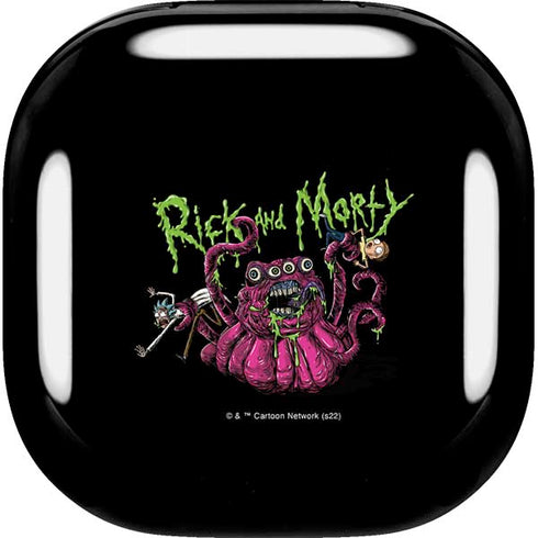 Adult Swim Rick and Morty Tentacle Attack Galaxy Buds Live Skin