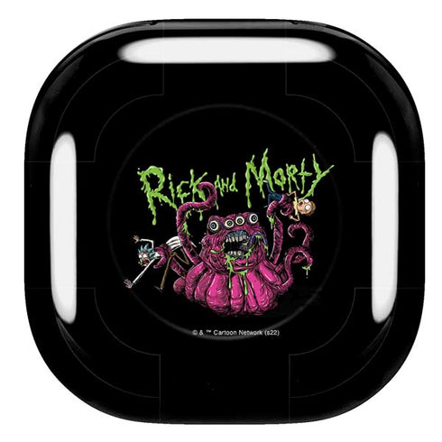 Adult Swim Rick and Morty Tentacle Attack Galaxy Buds Live Skin