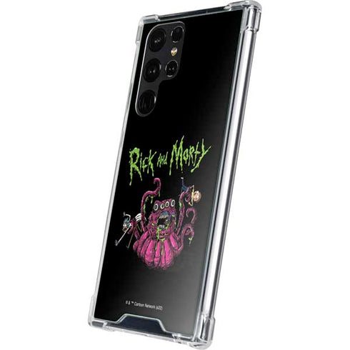 Adult Swim Rick and Morty Tentacle Attack Galaxy S23 Ultra Clear Case
