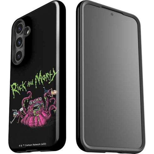 Adult Swim Rick and Morty Tentacle Attack Galaxy S25 Impact Case