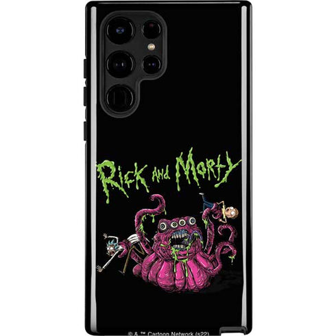 Adult Swim Rick and Morty Tentacle Attack Galaxy S25 Ultra Impact Case