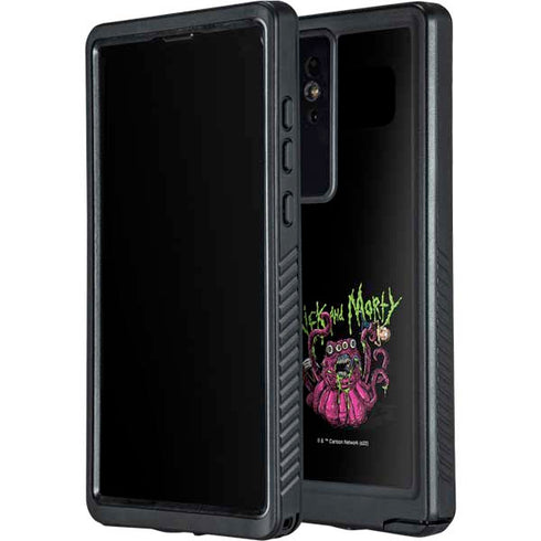Adult Swim Rick and Morty Tentacle Attack Galaxy S24 Ultra Waterproof Case