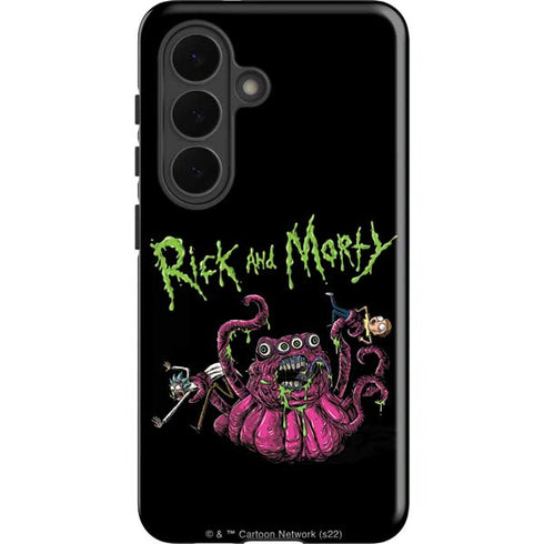 Adult Swim Rick and Morty Tentacle Attack Galaxy S26 Plus Impact Case