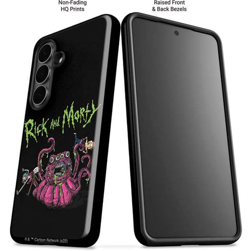 Adult Swim Rick and Morty Tentacle Attack Galaxy S26 Plus Impact Case
