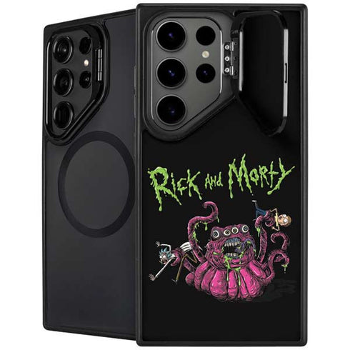 Adult Swim Rick and Morty Tentacle Attack Galaxy S26 Ultra Kickstand Case