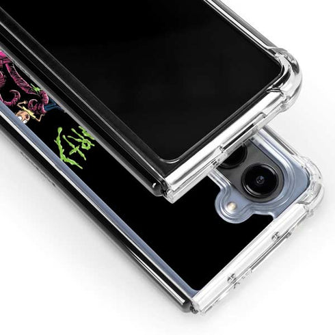 Adult Swim Rick and Morty Tentacle Attack Galaxy Z Fold5 5G Clear Case