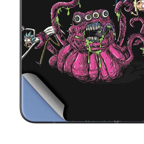 Adult Swim Rick and Morty Tentacle Attack Galaxy Z Fold5 5G Skin