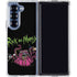 Adult Swim Rick and Morty Tentacle Attack Galaxy Z Fold6 Clear Case