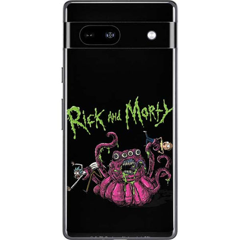 Adult Swim Rick and Morty Tentacle Attack Google Pixel 7a Skin