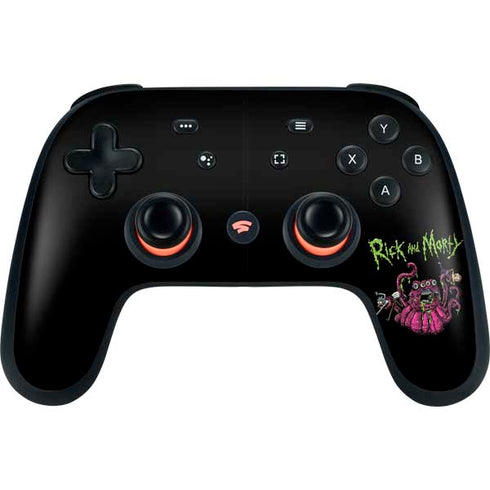 Adult Swim Rick and Morty Tentacle Attack Google Stadia Controller Skin