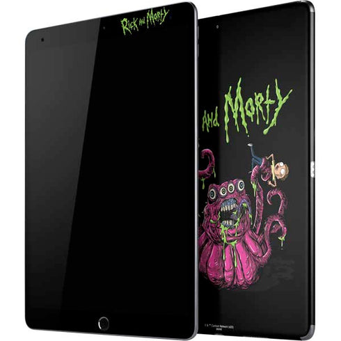Adult Swim Rick and Morty Tentacle Attack iPad Skins