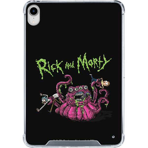 Adult Swim Rick and Morty Tentacle Attack iPad 11th Gen (2025) Clear Case