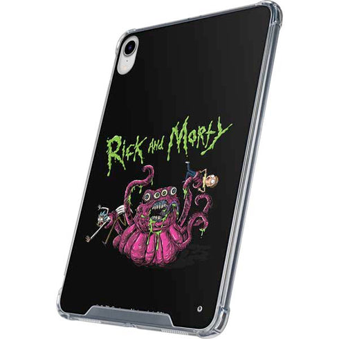 Adult Swim Rick and Morty Tentacle Attack iPad 11th Gen (2025) Clear Case