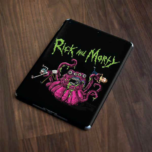 Adult Swim Rick and Morty Tentacle Attack Apple iPad Skin
