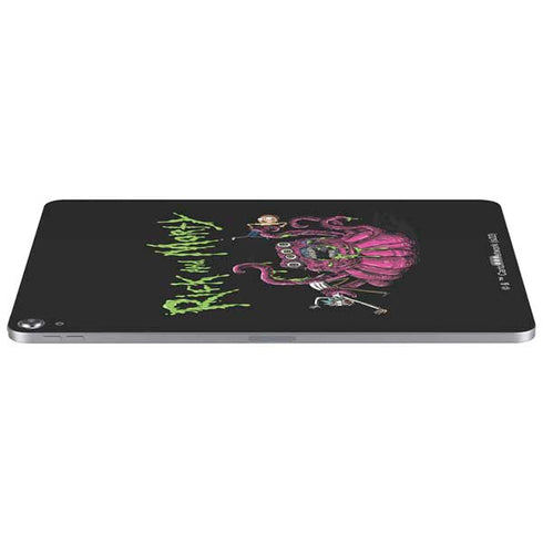 Adult Swim Rick and Morty Tentacle Attack Apple iPad Air Skin