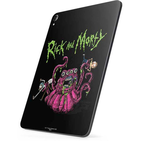 Adult Swim Rick and Morty Tentacle Attack Apple iPad Pro Skin