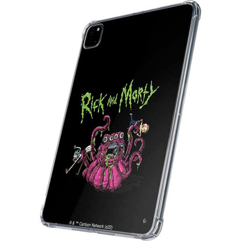 Adult Swim Rick and Morty Tentacle Attack iPad Pro 11in (2024) Clear Case