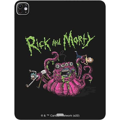 Adult Swim Rick and Morty Tentacle Attack iPad Pro 13in M4 (2024) Skin