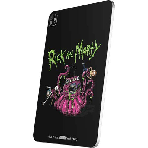 Adult Swim Rick and Morty Tentacle Attack iPad Pro 13in M4 (2024) Skin