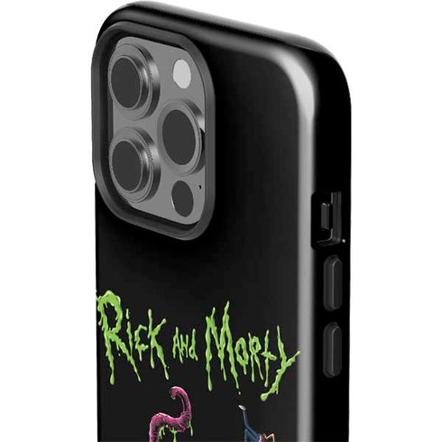 Adult Swim Rick and Morty Tentacle Attack iPhone 15 Pro Impact Case