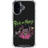 Adult Swim Rick and Morty Tentacle Attack iPhone 16 Clear Case