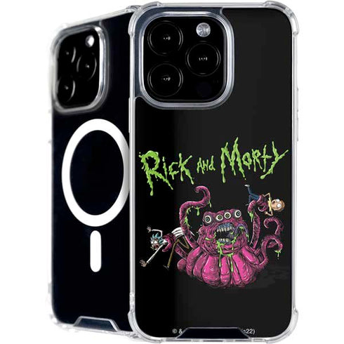 Adult Swim Rick and Morty Tentacle Attack iPhone 16 Pro MagSafe Case